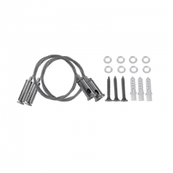 HANGING KIT FOR PROFILE WITH 1PC STEEL WIRE 2m & INSTALLATION ACCESSORIES HANGING KIT FOR PROFILE WITH 1PC STEEL WIRE 2m & INSTALLATION ACCESSORIES