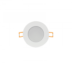 LED SPOT IP65 WHITE ROUND 5W 3.000K 230V AC 400Lm 120° Ra80