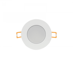 LED SPOT IP65 WHITE ROUND 8W 3.000K 230V AC 640Lm 120° Ra80