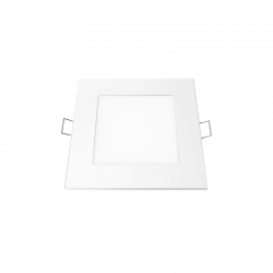 LED SLIM PANEL WHITE SQUARE REC. 6W 3000K 400Lm 120mm 230V AC Ra80 LED SLIM PANEL WHITE SQUARE REC. 6W 3000K 400Lm 120mm 230V AC Ra80