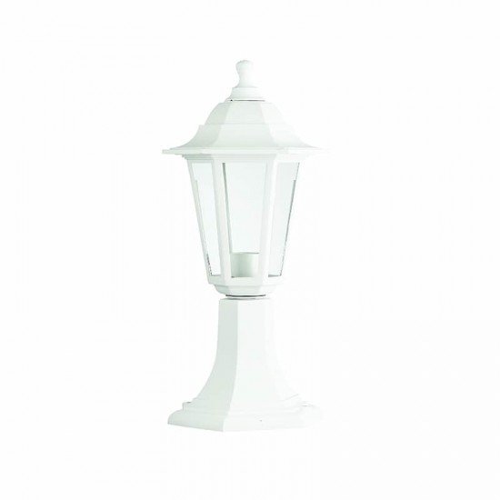 6S PLASTIC FLOOR GARDEN WHITE LUMINAIRE 41CM E27 IP44