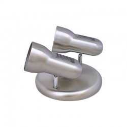 ΡΟΖΕΤΑ ΜΕ 2 ΣΠΟΤ ΚΙΝΗΤΑ R63 E27 ΝΙΚΕΛ ΜΑΤ