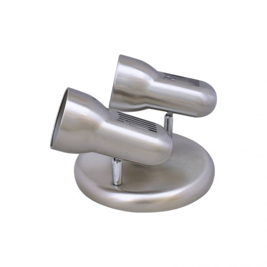 ΡΟΖΕΤΑ ΜΕ 2 ΣΠΟΤ ΚΙΝΗΤΑ R63 E27 ΝΙΚΕΛ ΜΑΤ