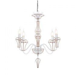 ΚΡΕΜΑΣΤΟ Φ/Σ 5ΧΕ14 ΜΕΤΑΛΛΙΚΟ ΛΕΥΚΟ+ΧΡΥΣΟ ΣΥΡΜΑ Φ55ΧΗ109CM