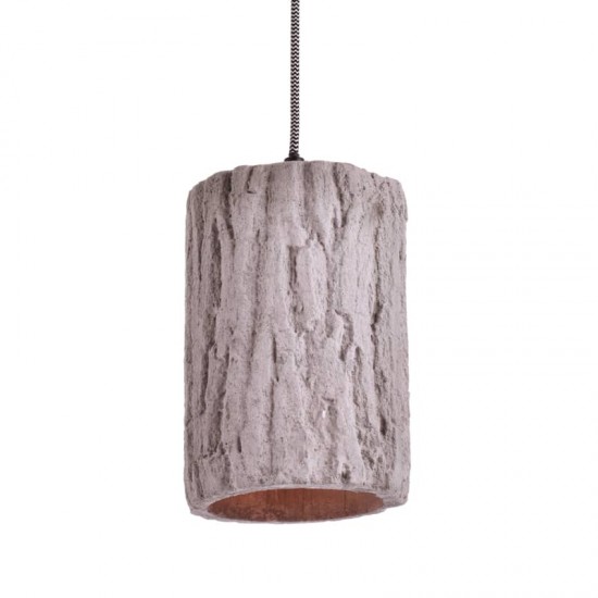 ΚΡΕΜΑΣΤΟ ΦΩΤΙΣΤΙΚΟ 1ΧΕ27 ΤΣΙΜΕΝΤΟ Φ14,5xH21cm