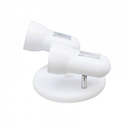 ΡΟΖΕΤΑ ΜΕ 2 ΣΠΟΤ ΚΙΝΗΤΑ R50 E14 ΛΕΥΚΑ