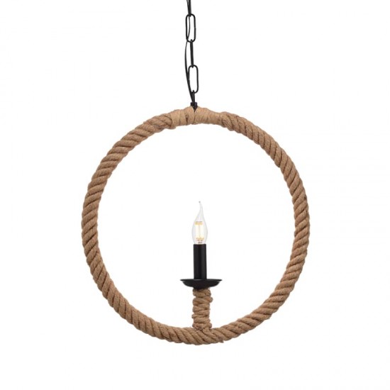 ΚΡΕΜΑΣΤΟ Φ/Σ 1ΧΕ14 ΚΥΚΛΟΣ ΜΑΥΡΟ ΜΕΤΑΛΛΟ+ΣΧΟΙΝΙ 46ΧΗ120CM