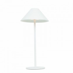 ^LED SMD TABLE BATTERY LUMINAIRE 3W 140LM  3.000K MATT WHITE 270°  CRI80 IP54