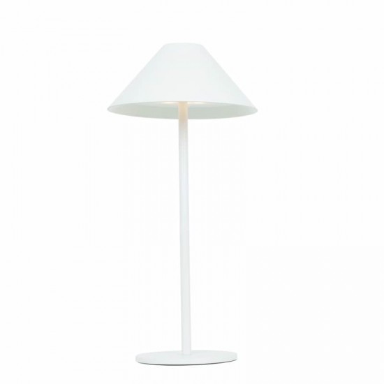 ^LED SMD TABLE BATTERY LUMINAIRE 3W 140LM 3.000K MATT WHITE 270° CRI80 IP54 ^LED SMD TABLE BATTERY LUMINAIRE 3W 140LM 3.000K MATT WHITE 270° CRI80 IP54