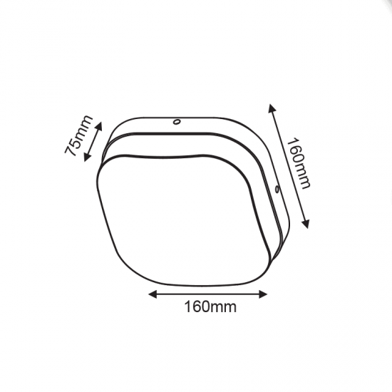 ^LED SMD WALL LUMINAIRE 10W 170LM 67° 230V AC 3.000K DARK GREY CRI80 IP65 30.000HRS ^LED SMD WALL LUMINAIRE 10W 170LM 67° 230V AC 3.000K DARK GREY CRI80 IP65 30.000HRS