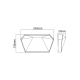 ^LED SMD WALL LUMINAIRE 10W 400LM 120° 230V AC 3.000K DARK GREY CRI80 IP65 30.000HRS