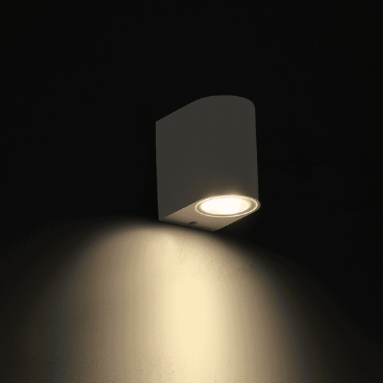 ^LED HP WALL LUMINAIRE 4W 230LM 40° 230V AC 3.000K MATT WHITE CRI80 IP65 30.000HRS ^LED HP WALL LUMINAIRE 4W 230LM 40° 230V AC 3.000K MATT WHITE CRI80 IP65 30.000HRS