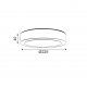 ROUND W  CEIL LED DIM SLIM PANEL 20W 6000K 1480Lm 230V Φ225