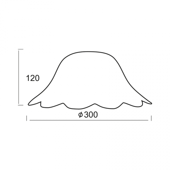 ΓΥΑΛΙ Νο309 Φ30 W.ALABASTER PINK SATIN MANDALAY