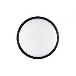 LED PC BLACK CEIL LUMINAIRE 230V AC IP65 20W 1750lm 4000K 110° Ra80