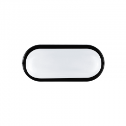 LED PC BLACK WALL LUMINAIRE 230V AC IP65 20W 1750lm 4000K 110° Ra80
