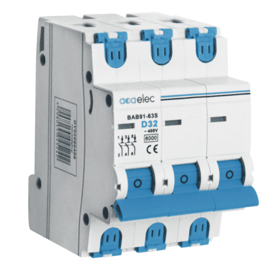 MCB 3P D32 6KA 3M MCB 3P D32 6KA 3M