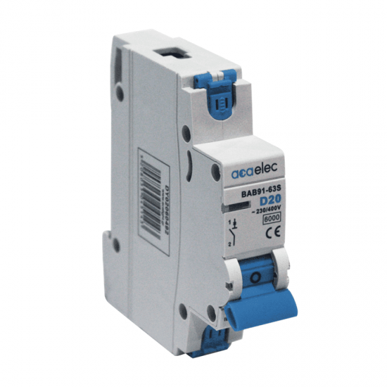 MCB 1P D20 6KA 1M MCB 1P D20 6KA 1M