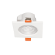 SQUARE LED SPOTLIGHT 7W SWITCH 3000-4000-6000K SMD 230V 40° Ra80 PRE-SET UP 3000K