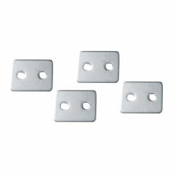 METAL CONNECTOR 180° WITH SCREWS FOR PROFILE P5390 Set of 4 pcs