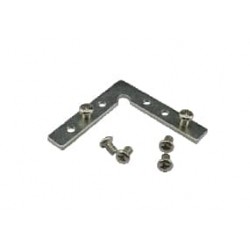 ΜΕΤΑΛΛΙΚΟΣ ΣΥΝΔΕΣΜΟΣ ΓΩΝΙΑΣ 90°ΓΙΑΠΡΟΦΙΛ P28,31,45 ME 6ΒΙΔΕΣ