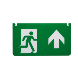 DOUBLE SIDE SIGN "UP ARROW" FOR MYA EMERGENCY LUMINAIRE DOUBLE SIDE SIGN "UP ARROW" FOR MYA EMERGENCY LUMINAIRE