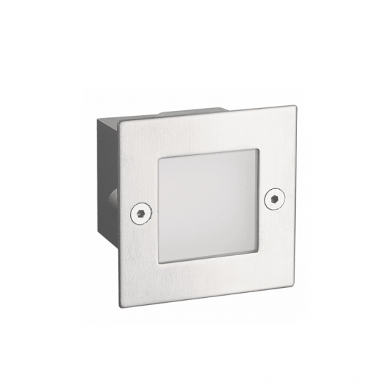 LED STEP LUMINAIRE 70X70 NM 2W 6000K 100Lm 230V IP54 RA80 LED STEP LUMINAIRE 70X70 NM 2W 6000K 100Lm 230V IP54 RA80