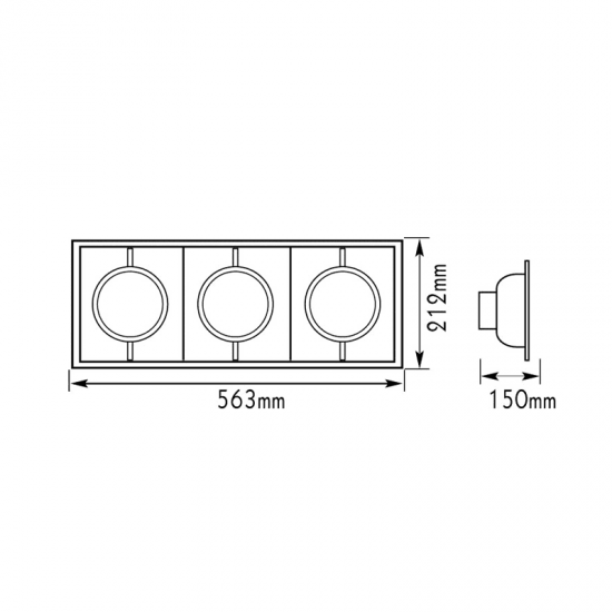 # ΣΠΟΤ ΧΩΝ/ΤΟ G12 150W 3ΦΩΤΟ ΧΩΡ. ΣΥΣ.ΕΝΑΥΣΗΣ # ΣΠΟΤ ΧΩΝ/ΤΟ G12 150W 3ΦΩΤΟ ΧΩΡ. ΣΥΣ.ΕΝΑΥΣΗΣ