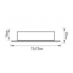 ΣΠΟΤ ΤΕΤΡ/NO 820 G4 ΜΕ ΓΥΑΛΙ ΝΙΚΕΛ ΜΑΤ ΣΠΟΤ ΤΕΤΡ/NO 820 G4 ΜΕ ΓΥΑΛΙ ΝΙΚΕΛ ΜΑΤ