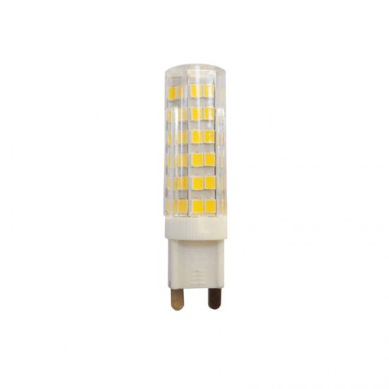 LED SMD G9 CERAMIC 7W 3.000K 580Lm 300° 230V AC Ra80 30.000Hrs