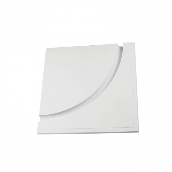 ^ΓΥΨΙΝΟ TRIMLESS ΦΩΤΙΣΤΙΚΟ ANDIE 1/4 ΤΟΥ ΚΥΚΛΟΥ 62x62x5CM