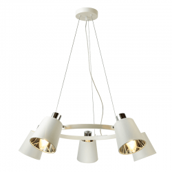 ^ΚΡΕΜΑΣΤΟ Φ/Σ 5ΧΕ14 ΛΕΥΚΟ ΜΕΤ/ΚΟ+ΑΜΠΑΖΟΥΡ D73XH100CM NORMA