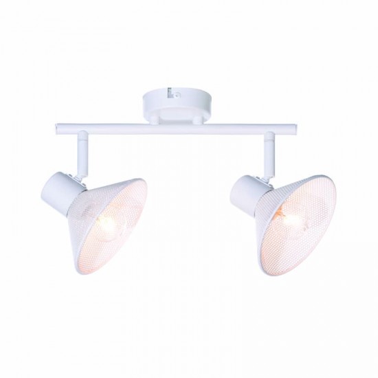 ΕΠΙΤΟΙΧΟ Φ/Σ 2ΧΕ14 PALOMA ΛΕΥΚΟ ΜΕΤΑΛΛΙΚΟ 32X13X19CM