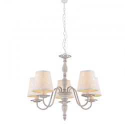 ΚΡΕΜΑΣΤΟ 5ΧΕ14 ΜΕΤΑΛ ΠΑΤΙΝΑ ΛΕΥΚΟ/ΜΑΥΡΟ+ΑΜΠΑΖΟΥΡ Φ57ΧΗ103CM KARPATHIA