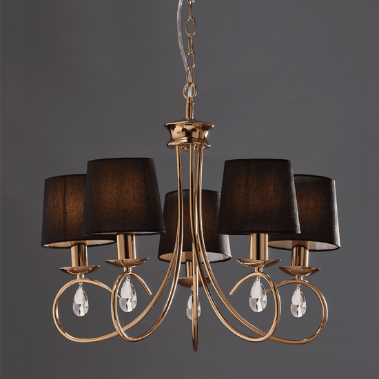 ΚΡΕΜΑΣΤΟ Φ/Σ 5ΧΕ14 ΜΕΤΑΛ.ΧΡΥΣΟΧΑΛΚΙΝΟ+ΜΑΥΡΟ ΑΜΠΑΖ.Φ54XΗ120CM BASILICO