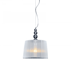 ΚΡΕΜΑΣΤΟ ΜΕ ΓΥΑΛΙ-ΑΣΗΜΙ ΚΑΠΕΛΟ Φ34 1ΧΕ27 OLIVIA