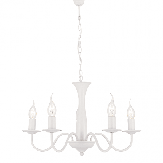 ΚΡΕΜΑΣΤΟ Φ/Σ 5ΧΕ14 ΜΕΤΑΛΛΙΚΟ ΛΕΥΚΟ Φ49,5ΧΗ89,5CM KNOSSOS ΚΡΕΜΑΣΤΟ Φ/Σ 5ΧΕ14 ΜΕΤΑΛΛΙΚΟ ΛΕΥΚΟ Φ49,5ΧΗ89,5CM KNOSSOS