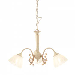 ΚΡΕΜΑΣΤΟ Φ/Σ 3XE14 ΠΑΤΙΝΑ - ΛΕΥΚΟ ΓΥΑΛΙ Φ61cm PERONE