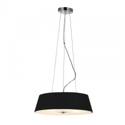 ΚΡΕΜΑΣΤΟ ΜΑΥΡΟ ΥΦΑΣΜΑ Φ45CM 4XE27 SIGNAC