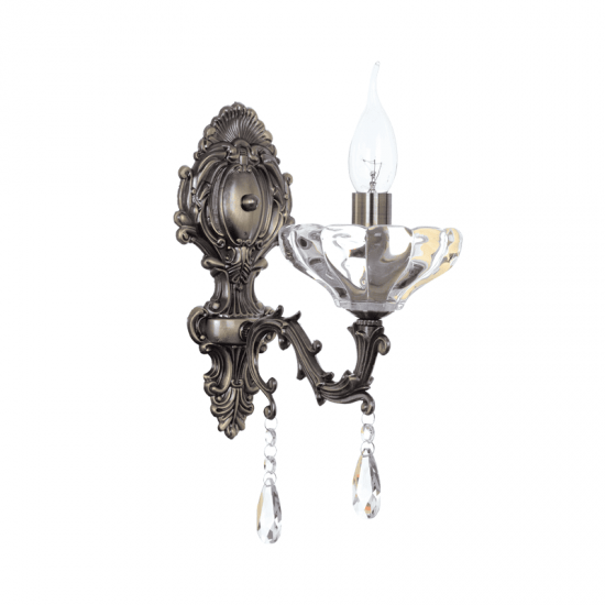 ΕΠΙΤΟΙΧΙΟ Φ/Σ 1ΧΕ14 ΜΕΤΑΛΛΙΚΟ ΜΠΡΟΝΖΕ+ΚΡΥΣΤΑΛΛΟ 35Χ13Χ25CM SARTO ΕΠΙΤΟΙΧΙΟ Φ/Σ 1ΧΕ14 ΜΕΤΑΛΛΙΚΟ ΜΠΡΟΝΖΕ+ΚΡΥΣΤΑΛΛΟ 35Χ13Χ25CM SARTO