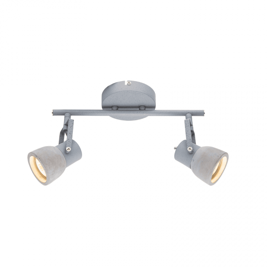 ΕΠΙΤΟΙΧΟ Φ/Σ 2ΧGU10 ΤΣΙΜΕΝΤΟ+ΜΕΤΑΛΛΟ 30Χ11ΧΗ18CM PEPPER