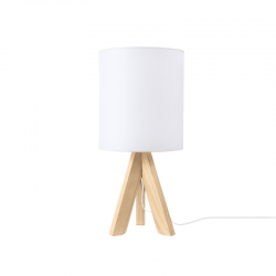 ^ΕΠΙΤΡΑΠΕΖΙΟ Φ/Σ 1ΧΕ14 ΞΥΛΟ+ΛΕΥΚΟ ΑΜΠΑΖΟΥΡ Φ18XH40CM PICCOLO