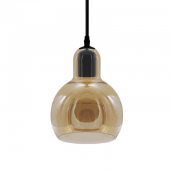 ΚΡΕΜΑΣΤΟ ΚΕΧΡΙΜΠΑΡΙ ΓΥΑΛΙ Φ17cm 1X40W E27 BLOOM