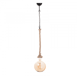 ΚΡΕΜΑΣΤΟ 1ΧΕ27 ΜΑΥΡΟ ΜΕΤΑΛ+ΣΧΟΙΝΙ ΜΟΝΗΣ ΠΛΕΞΗΣ+ΑΛΥΣΙΔ Η100CM