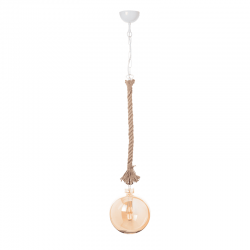 ΚΡΕΜΑΣΤΟ Φ/Σ 1ΧΕ27 ΛΕΥΚΟ ΜΕΤΑΛ+ΣΧΟΙΝ ΜΟΝΗ ΠΛΕΞ+ΑΛΥΣΙΔ H100CM