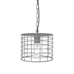 ΚΡΕΜΑΣΤΟ Φ/Σ 1ΧΕ27 ΜΕΤΑΛΛΙΚΟ ΑΠΟΧΡ.ΤΣΙΜΕΝΤΟΥ Φ35,2ΧΗ120CM DUBLIN