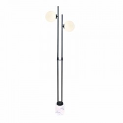 ΕΠΙΔΑΠΕΔΙΟ Φ/Σ 2ΧΕ14 QUADRO ΜΑΥΡΟ ΜΕΤ/ΚΟ+ ΛΕΥΚΟ ΓΥΑΛΙ-ΜΑΡΜΑΡΟ IP20 40X15XH157CM