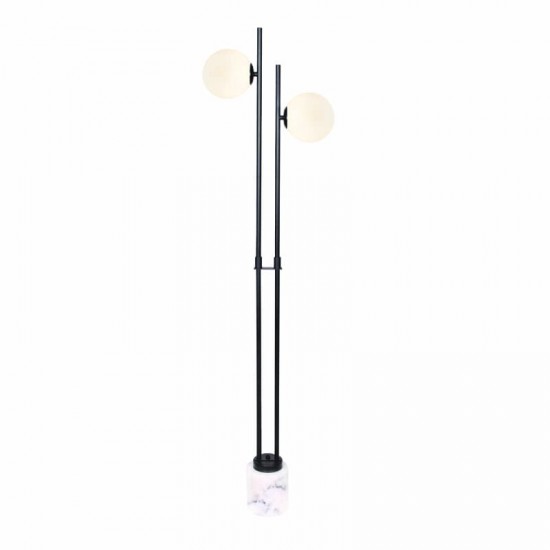 ΕΠΙΔΑΠΕΔΙΟ Φ/Σ 2ΧΕ14 QUADRO ΜΑΥΡΟ ΜΕΤ/ΚΟ+ ΛΕΥΚΟ ΓΥΑΛΙ-ΜΑΡΜΑΡΟ IP20 40X15XH157CM