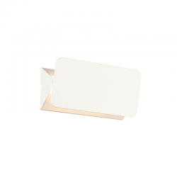 ΕΠΙΤΟΙΧΟ Φ/Σ LED 5W 3000K ΑΛΟΥΜΙΝΙΟ ΛΕΥΚΟ 16X8X5,5CM PYRAMID