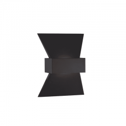 ΕΠΙΤΟΙΧΟ Φ/Σ LED 6W 3000K ΑΛΟΥΜΙΝΙΟ ΜΑΥΡΟ 20Χ16Χ7CM ELEGANT